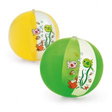 Надуваема топка с  цветна илюстрация