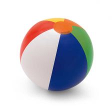 Multicolor inflatable ball