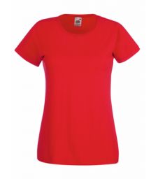 Ladies T-Shirt coloered  Fruit of the Loom VALUEWEIGHT- t 