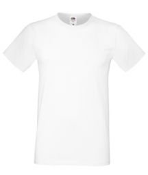 Unisexs T-Shirt Fruit of the Loom Sof Spun - white