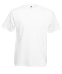  T-Shirt Fruit of the Loom VALUEWEIGHT T - white