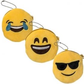 Emoji bag with zipper