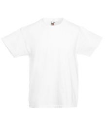 T-Shirt Fruit of the Loom VALUEWEIGHT - white