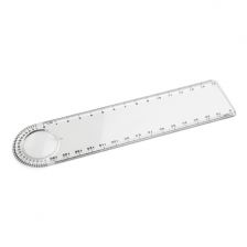 Ruler whit magnifying glass