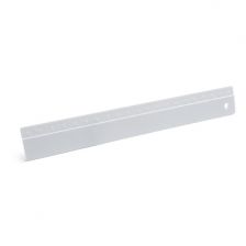 White ruler - 30 cm