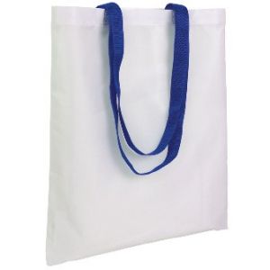 Полиестерни чанти с цветни, дълги дръжки