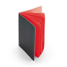 Тефтер с цветни страници -червен