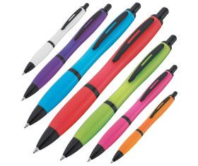 Цветни химикалки с черни елементи