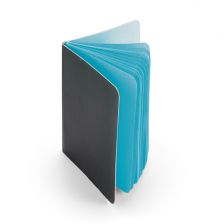 Тефтер с цветни страници - син