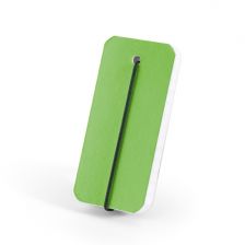 Elastic closure notepad- green
