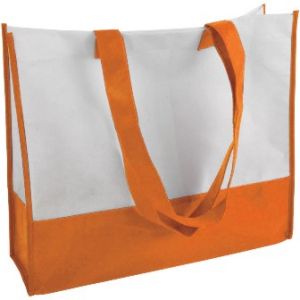 Чанта от нетъкан текстил в два цвята