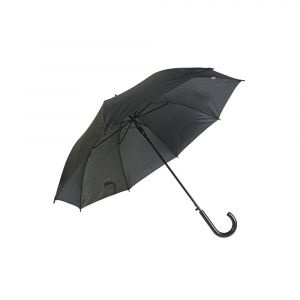 Automatic umbrella with metal shaft and plastic handle