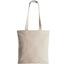 Памучни чанти с дълги дръжки с плътност на текстила 180 g/m2