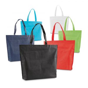 Dark blue non woven shopping bag