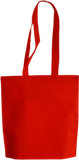 Dark red non woven shopping bag