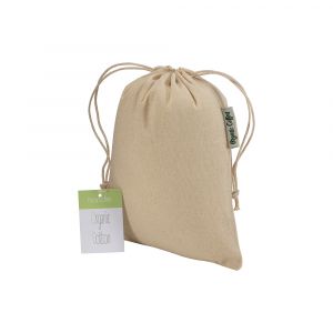 Organic cotton gift bag 15 x 20cm