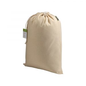 Торбичка от органичен памук с връзки - 30см на 45см. 
