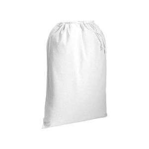 Cotton gift bag in white 30х45 cm