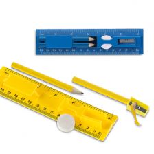 Writing set with ruler 