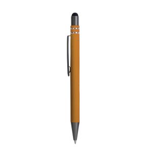 Aluminum ball pen rubberized grip 