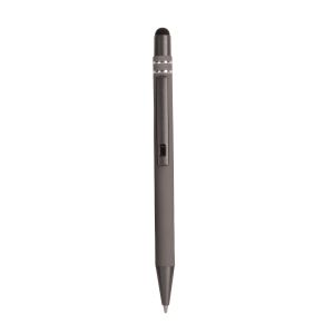 Aluminum ball pen rubberized grip 