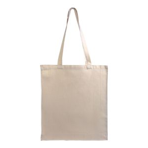 Shopper bag in 220 g/m2 recycled cotton. Equipped with long handles for comfortable hand and shoulder carrying. With gusset 8cm . GRS (Global Recycled Standard) certified
