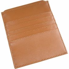 Bounded leather credit card and document holder