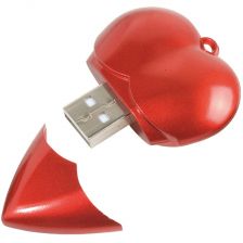 USB преносима памет 4GB - сърце