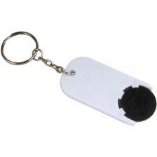 Plastic key and coin holder
