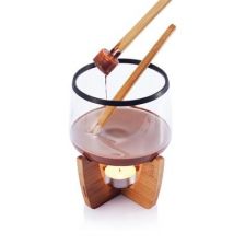 Cocoa chocolate fondue set