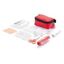 First aid kit with emergency powerbank