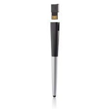 Ефектна химикалка със стилус и USB