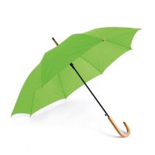 светло зелени чадъри с извита дръжка