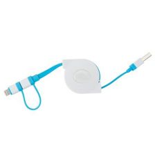 Retractable 2 in 1 cable
