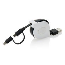 Retractable 2 in 1 cable