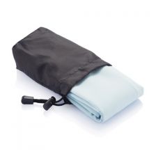 Microfiber towel in pouch
