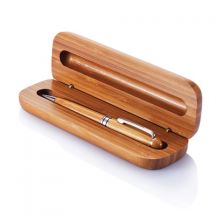 Бамбукова химикалка с кутия