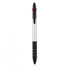 Химикалка със стилус, 3 цвята мастило